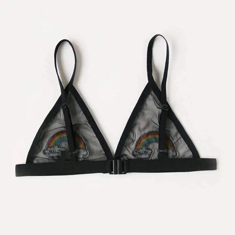 Women Sexy Mesh "Oh Yeah!" Bra