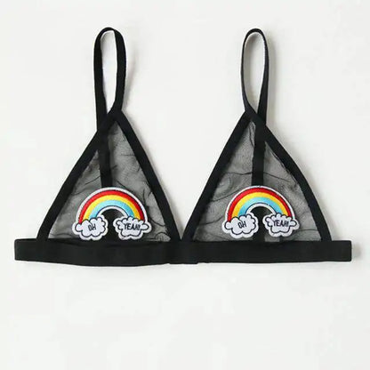 Women Sexy Mesh "Oh Yeah!" Bra