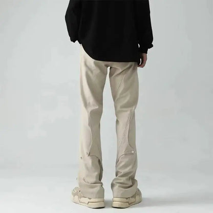 Vintage Harajuku Solid Pants Men Loose Fashion Trousers