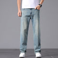 Summer Commute Jeans Men's High Sense Business Straight