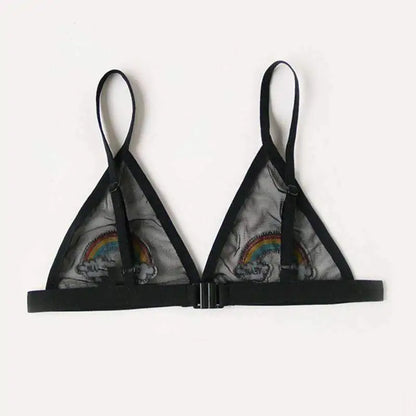 Women Sexy Mesh "Oh Yeah!" Bra